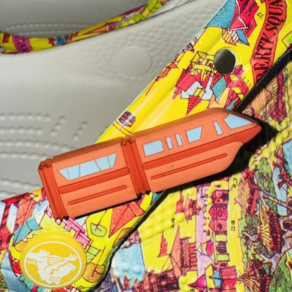 NEW Walt Disney World Map CROCS Vault 50th Anniversary Mens 8 Womens 10 NWT RARE